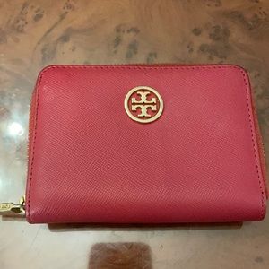 Tory Burch pink wallet